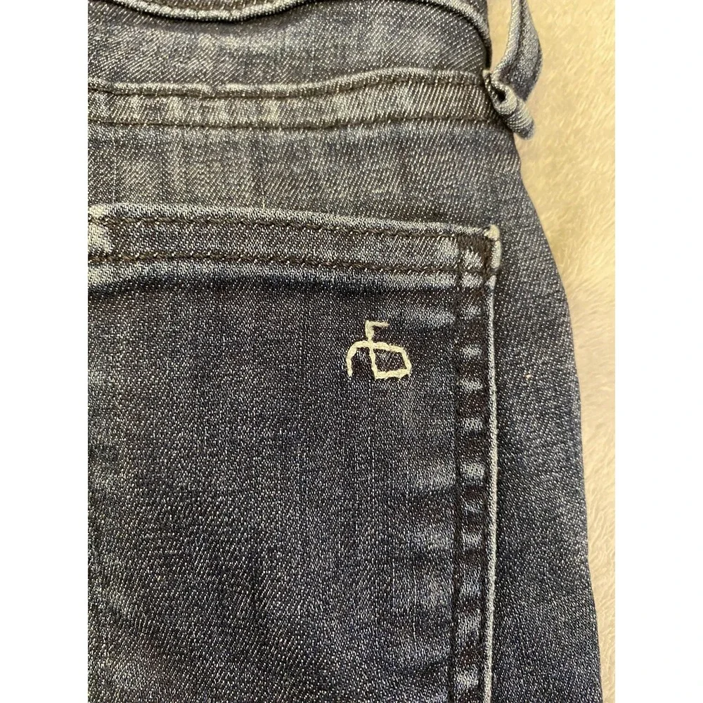 Rag Bone Jeans Women Size 29 Cate Mid Rise Ankle Skinny Dark Blue Wash Denim USA